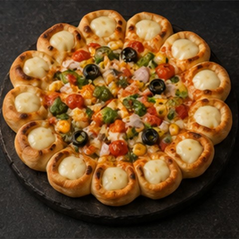 Cafe Cheese Bust Pizza (Large)