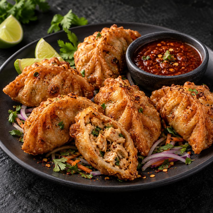 Chicken Fried Momos