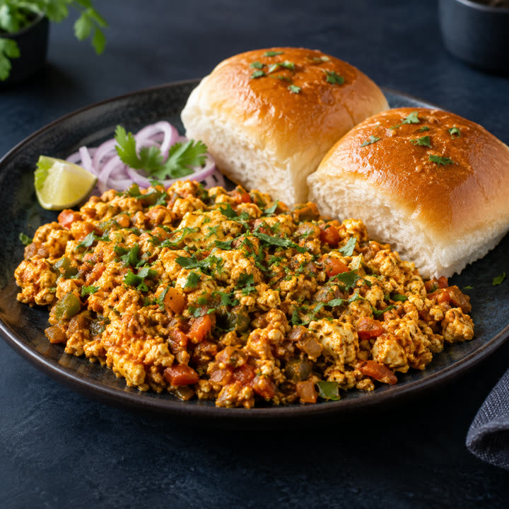 Paneer Bhurji Pav