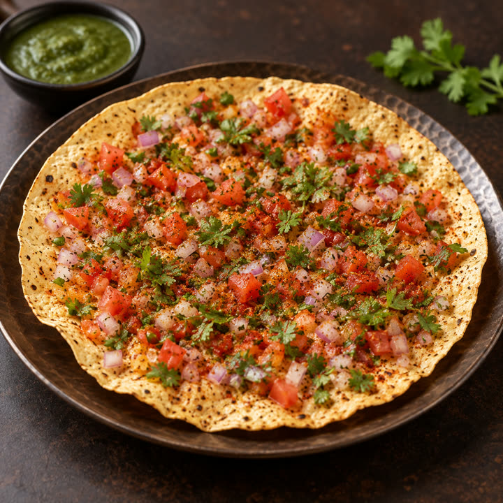 Fried Masala Papad