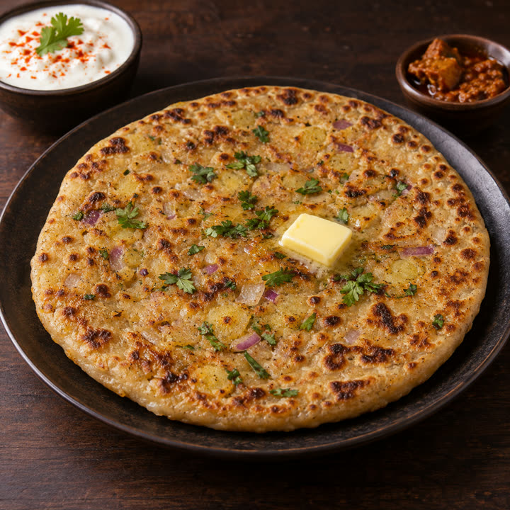 Aloo Pyaz Paratha